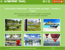 Tablet Screenshot of footprinttravel.nl